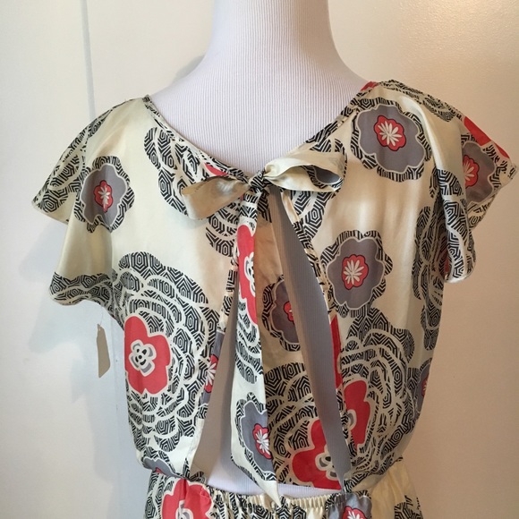 Statice mini Tokyo Print backless Dress - Picture 2 of 8